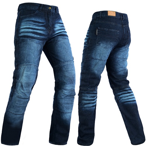 Men Motorcycle Cotton Jeans Pants Reinforced with DuPont™ Kevlar® fiber 